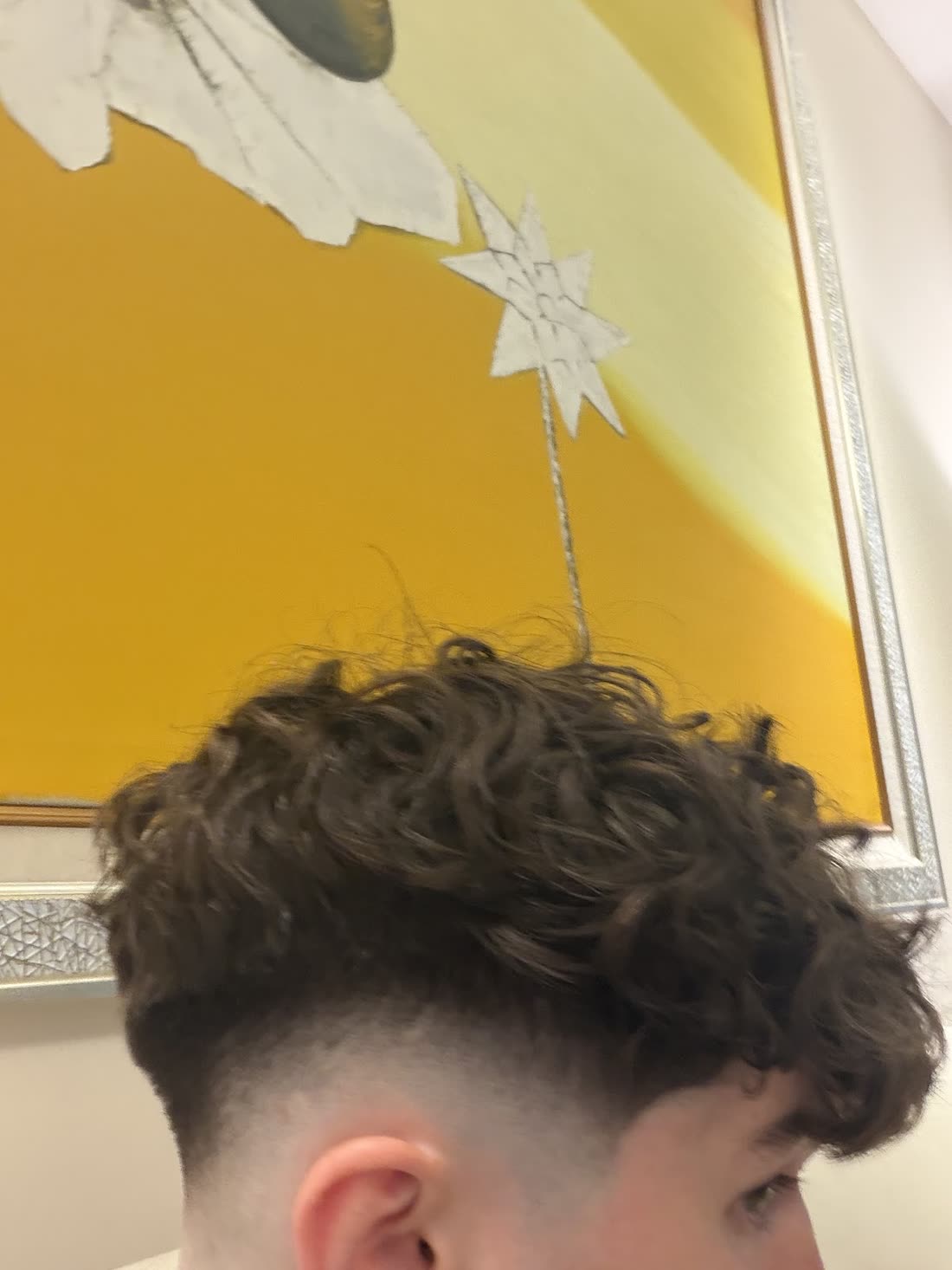 Curly fade